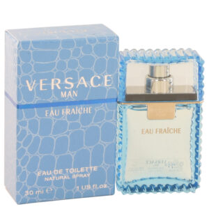 Versace Man Eau Fraiche Eau De Toilette Spray (Blue) 1 oz