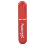 Travel Perfume Bottle Mini Travel Refillable Spray with Cap Refills from Any Fragrance Bottle (Maroon) .135 oz